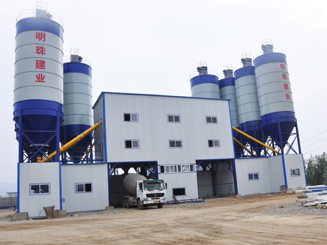 明珠(zhū)建業混凝土攪(jiǎo)拌站